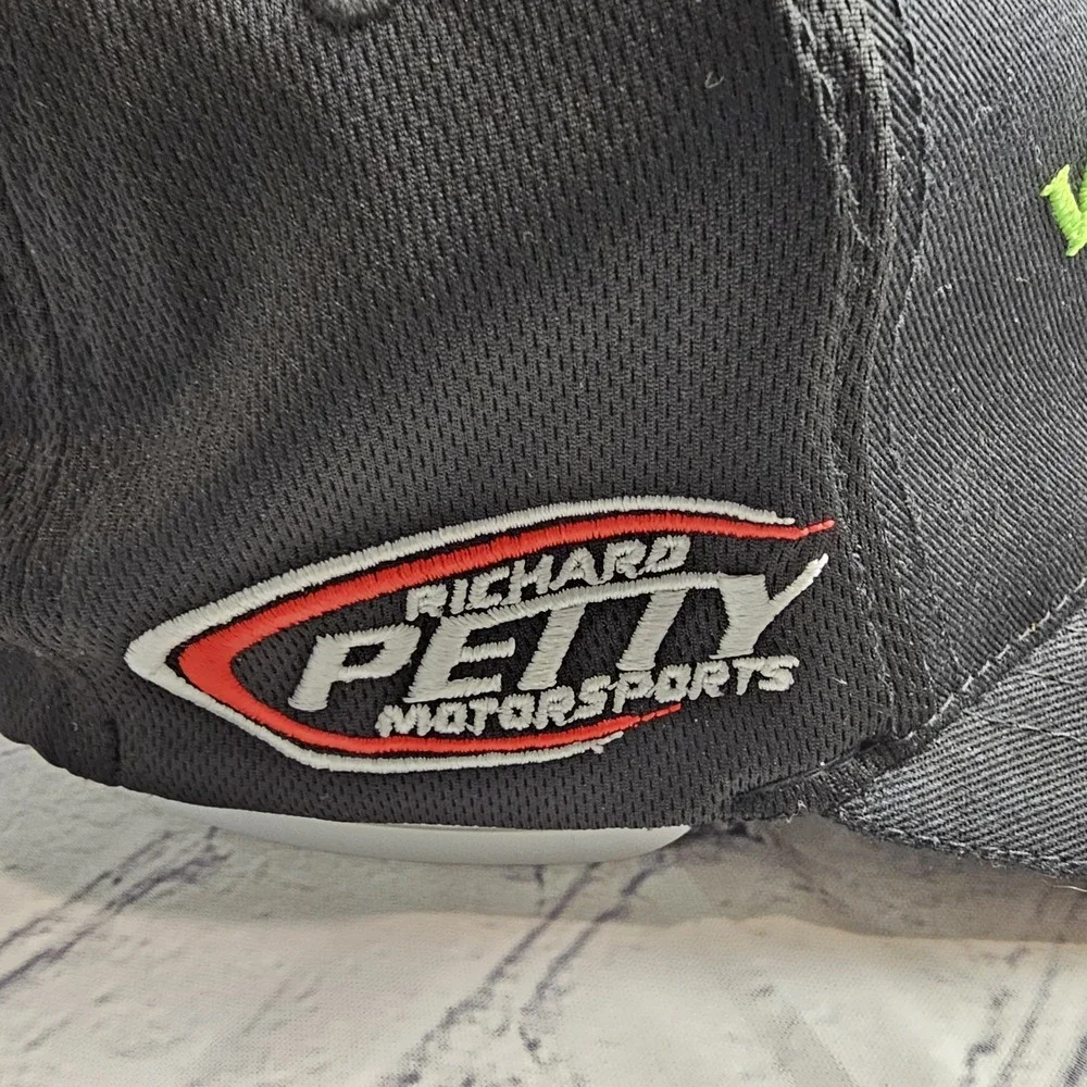 Richard Petty Motorsports Baseball Hat Stretch Black NASCAR Embroidered Winfield